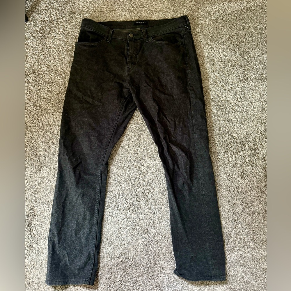 J Crew Grey Wool Like Pants Size 33x30